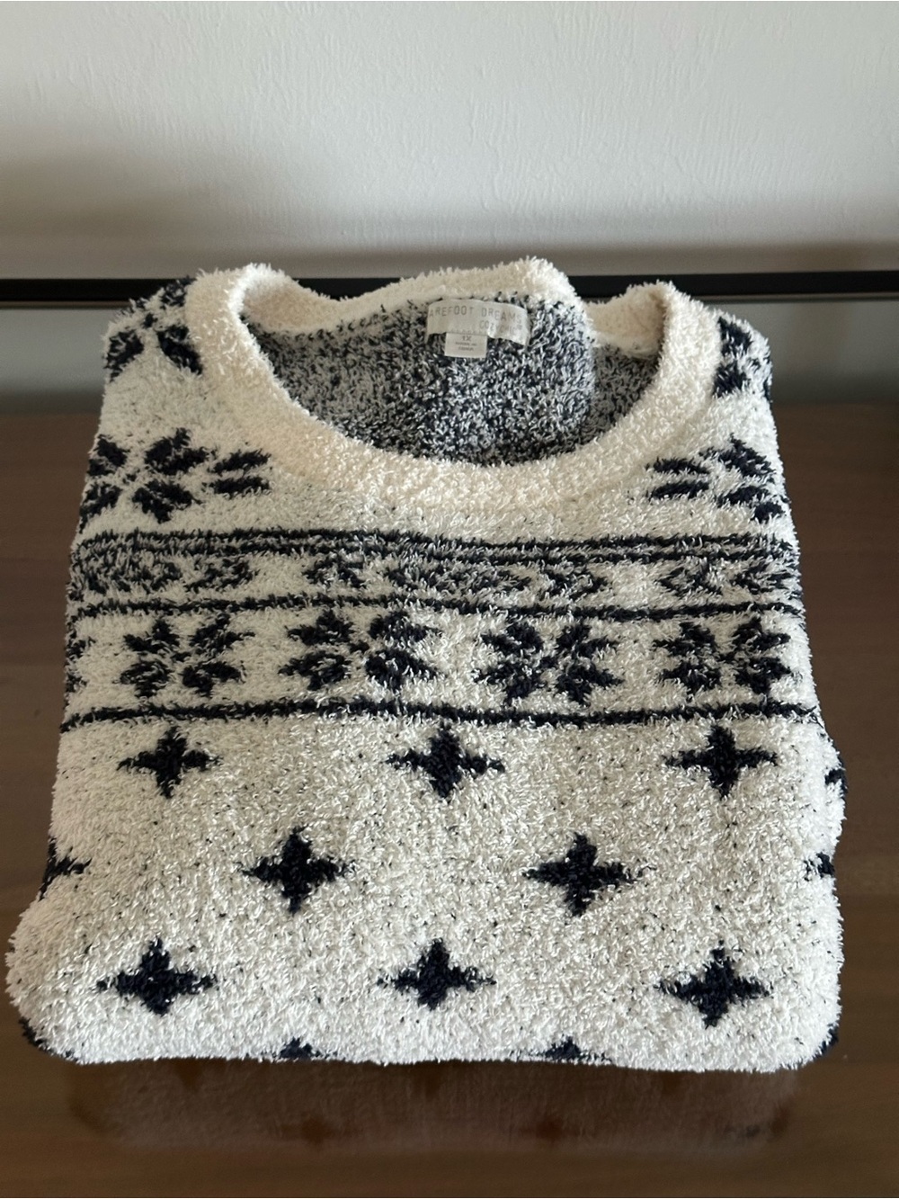 Barefoot Dreams Cozychic Seaside Crewneck Pullover Size XL
